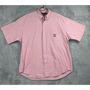 Ralph Lauren Golf‎ Shirt Mens XL Pink Tilden Outdoors Casual Logo Short Sleeve